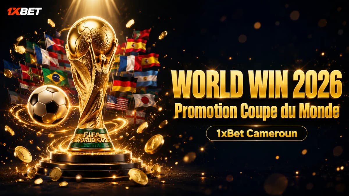 World Win 2026 — Promotion Coupe du Monde 1xBet Cameroun